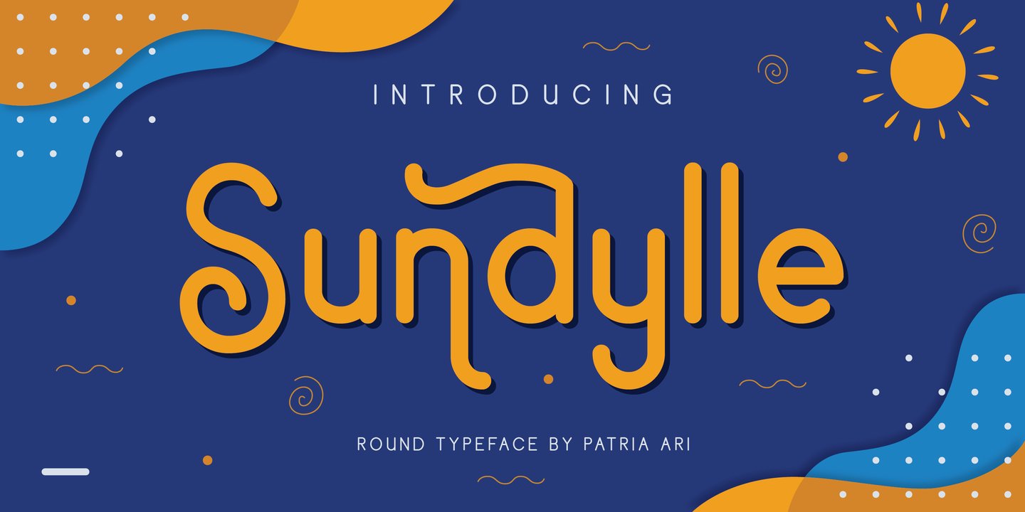 Sundylle Regular Font preview